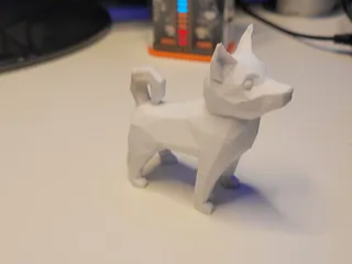 Cute Low poly dog