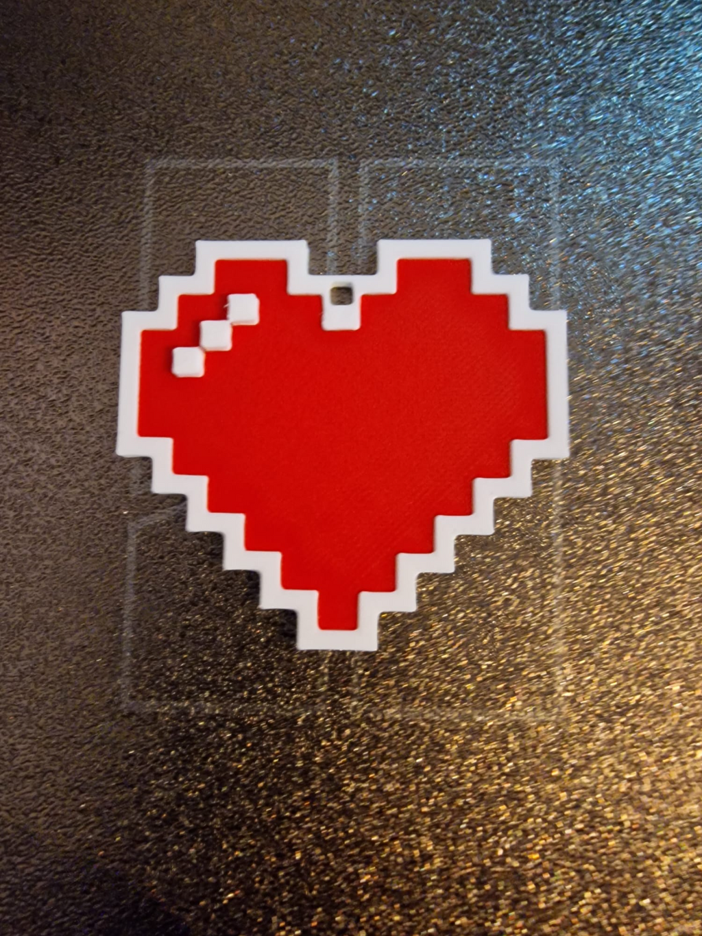 Valentine's Day Heart keychain