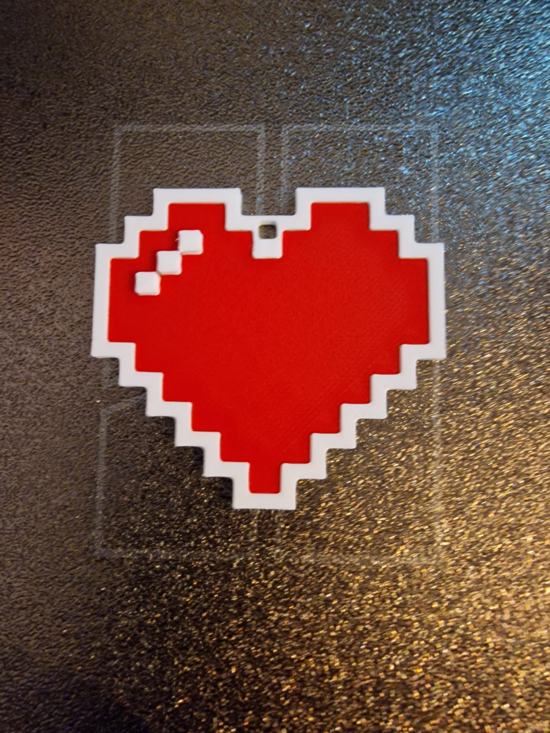 Valentine's Day Heart keychain