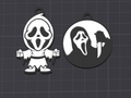 scream set keychains/ charms (free commercial)