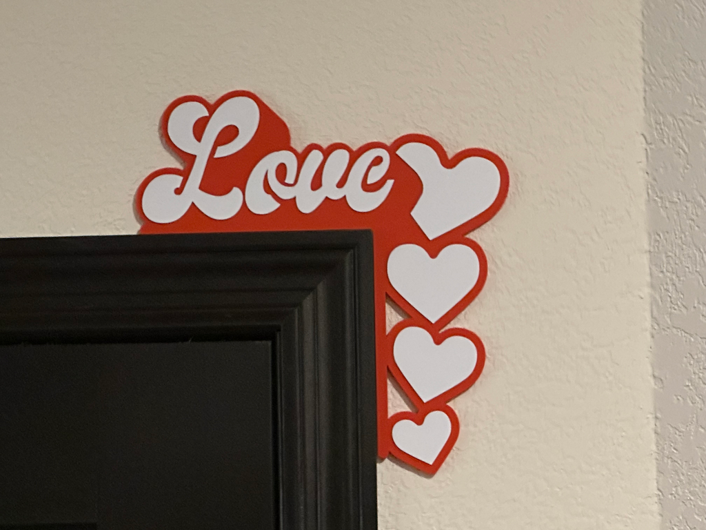 Valentine's Day Love Door Corner