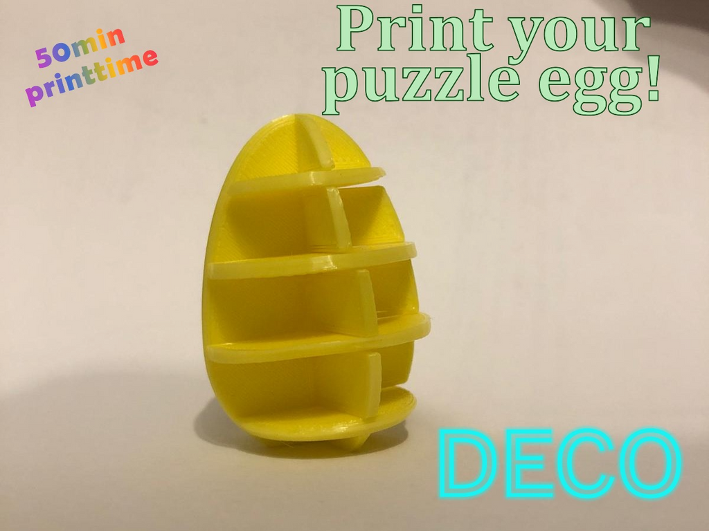 Puzzle Egg Deco