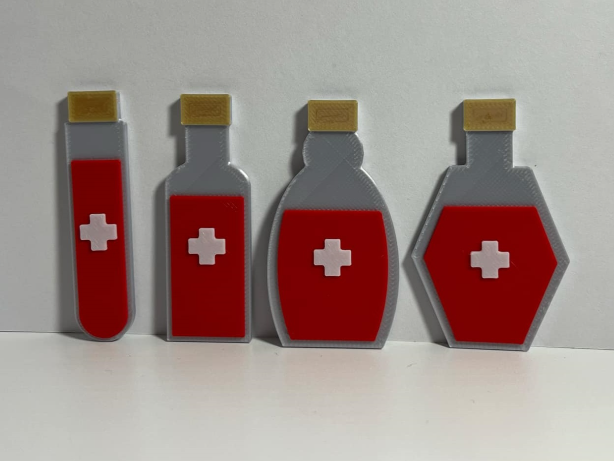 Healing Potions - D&D - Player Aids