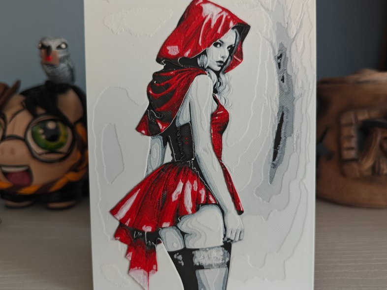 Hueforge caperucita roja