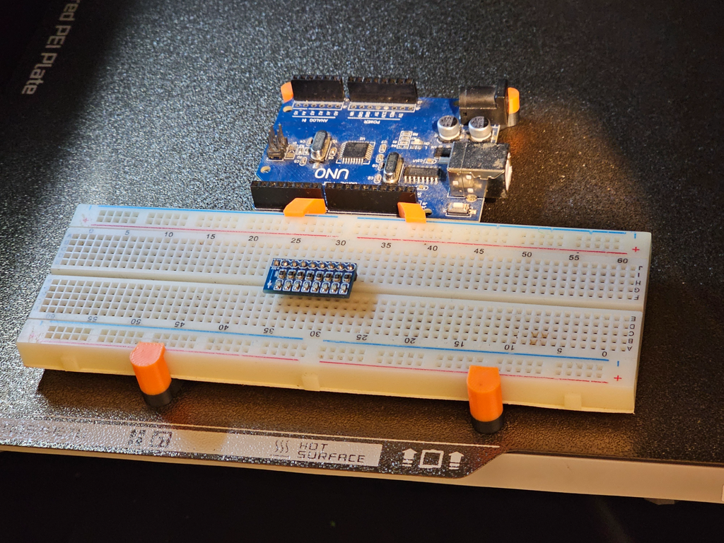 Arduino Uno and Breadboard Holder