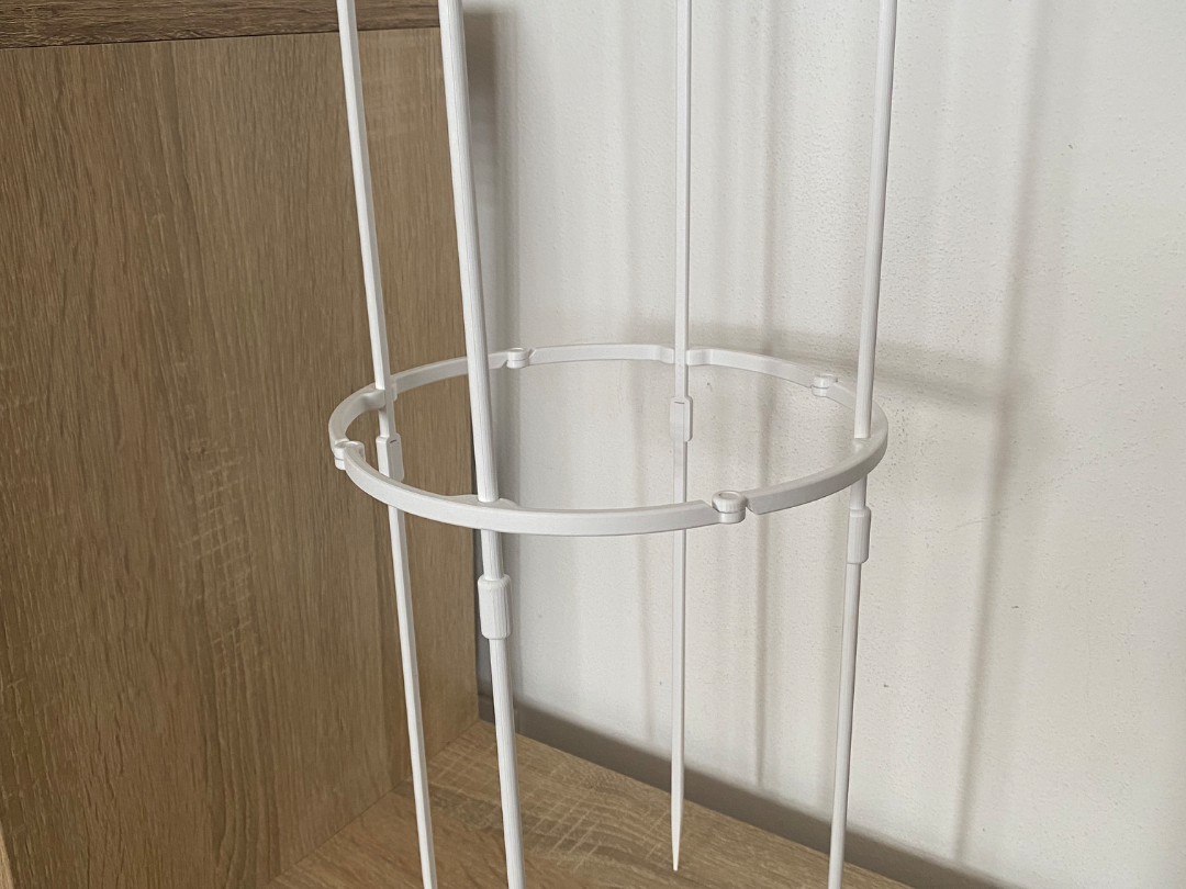 Flower support poles