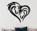 Horses forming a heart