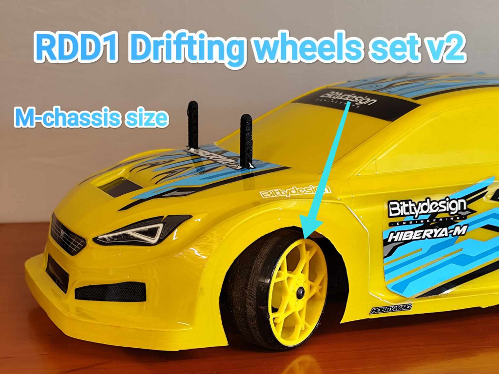 RDD1 Drifting wheels set v2