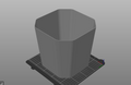Trash bin 240x240x240mm
