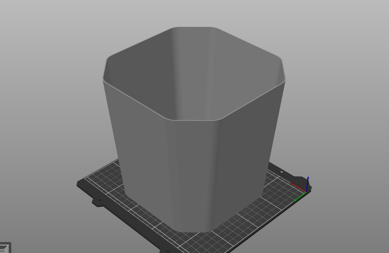 Trash bin 240x240x240mm