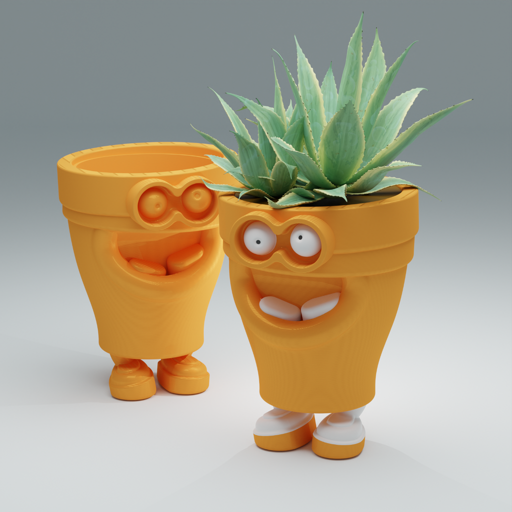 GRIN-N-GROW - FUNNY PLANTER FOR ALL AGES