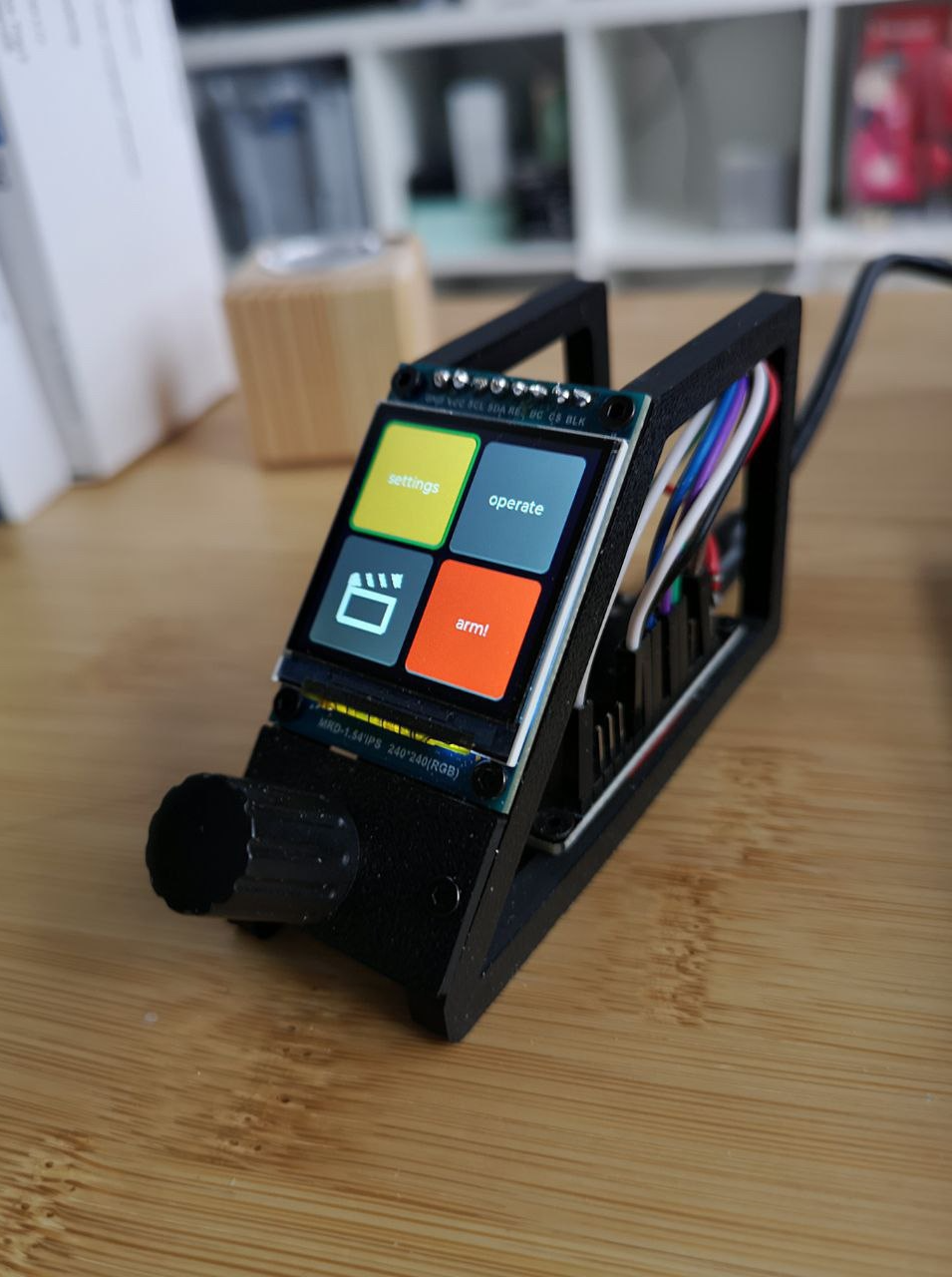 esp32 30-pin rig for 1,4 inch lcd and encoder