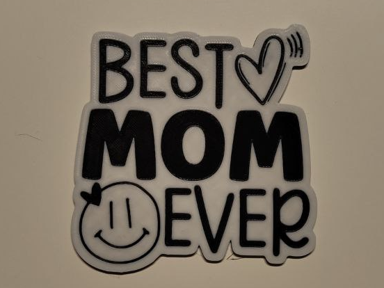 Best mom ever (plate)