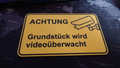 Schild Videoüberwachung