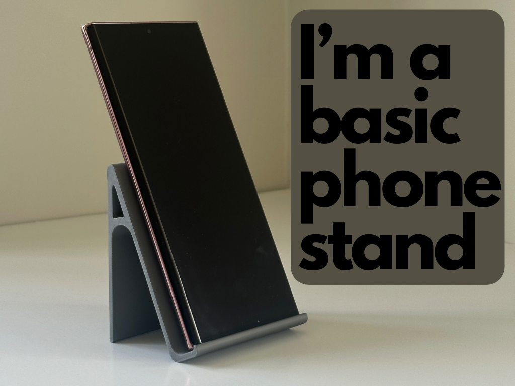 A Basic Phone Stand