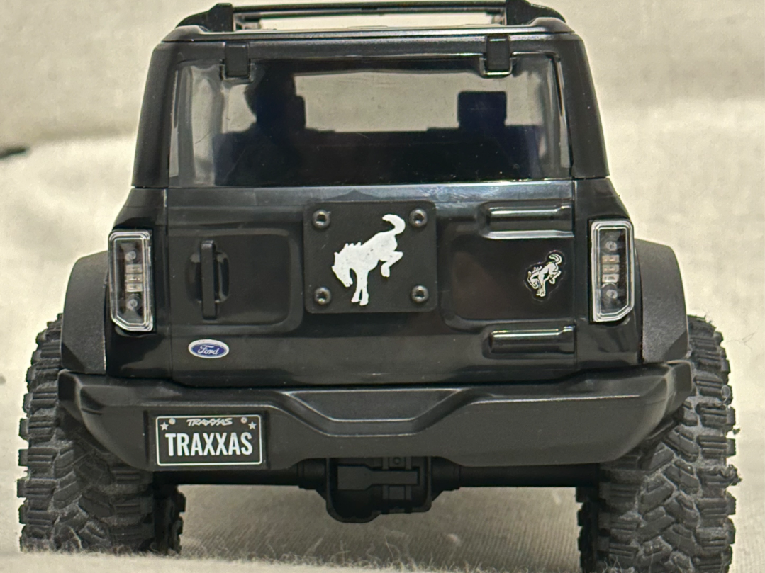 TRX4M Bronco Spare tire removal plate