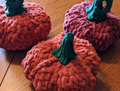 Crocheted halloween Pumpkin stems