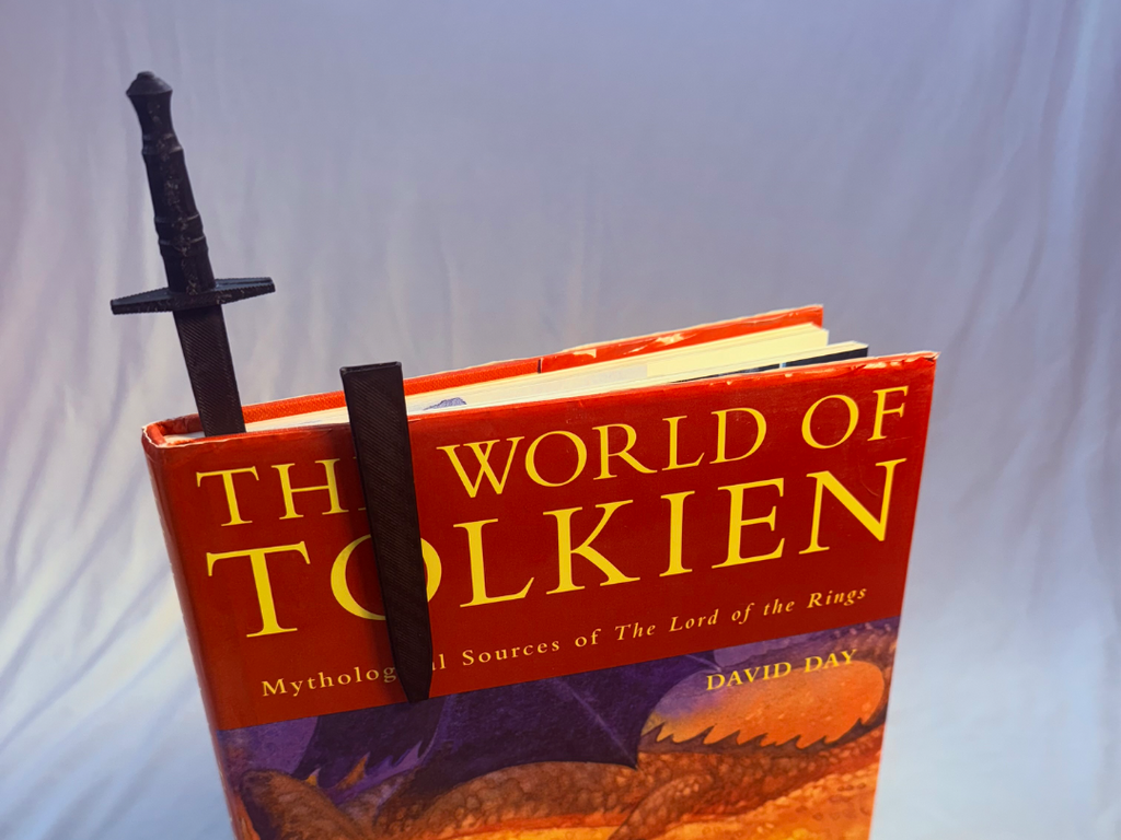 Short Sword Bookmark with Sheath