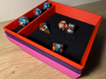 Stackable Dice Tray With Dice Holder