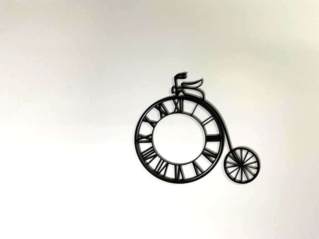Vintage Bicycle with Roman Numerals