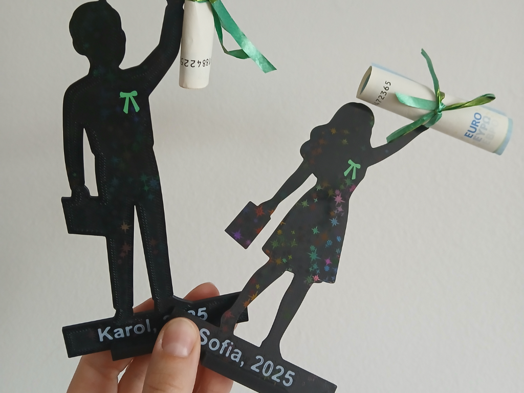 High School Graduation Figurine - Money Gift