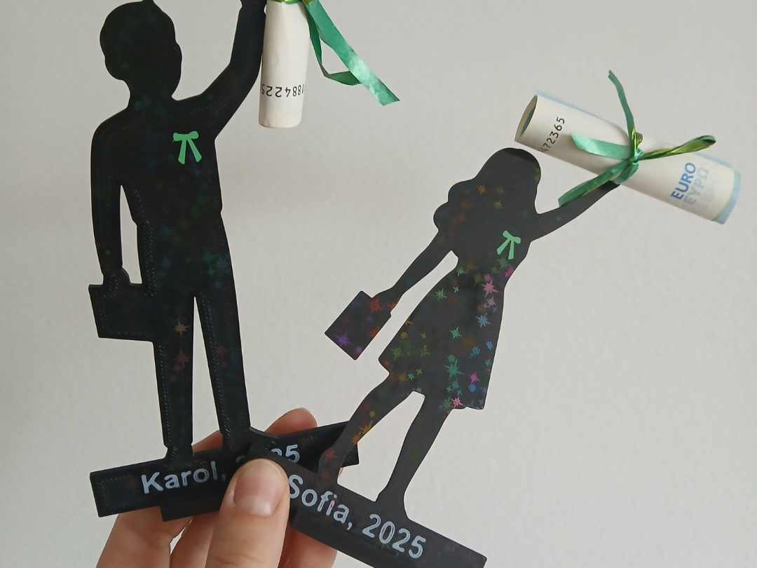 High School Graduation Figurine - Money Gift