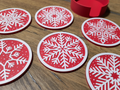Christmas snowflake coaster (free to sell :D)