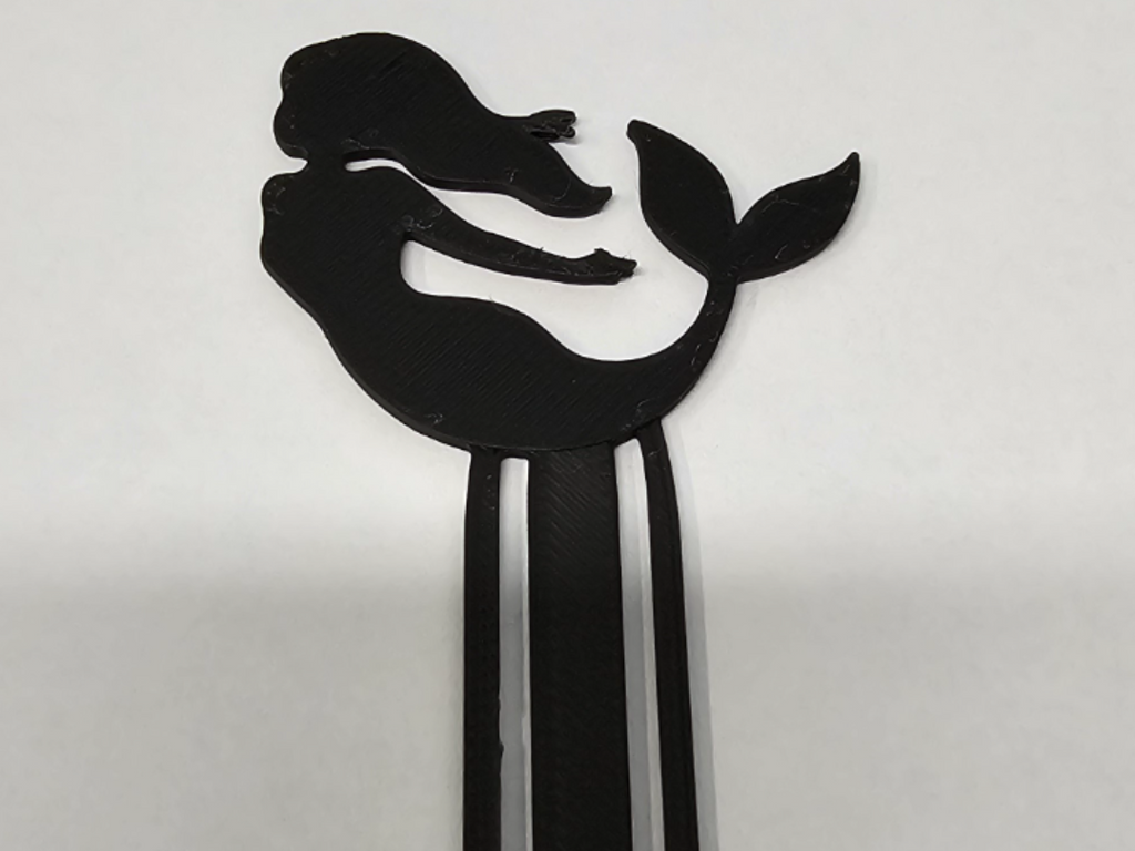 Simple Mermaid Bookmark - Commercial Use