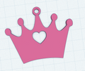 Crown keychain