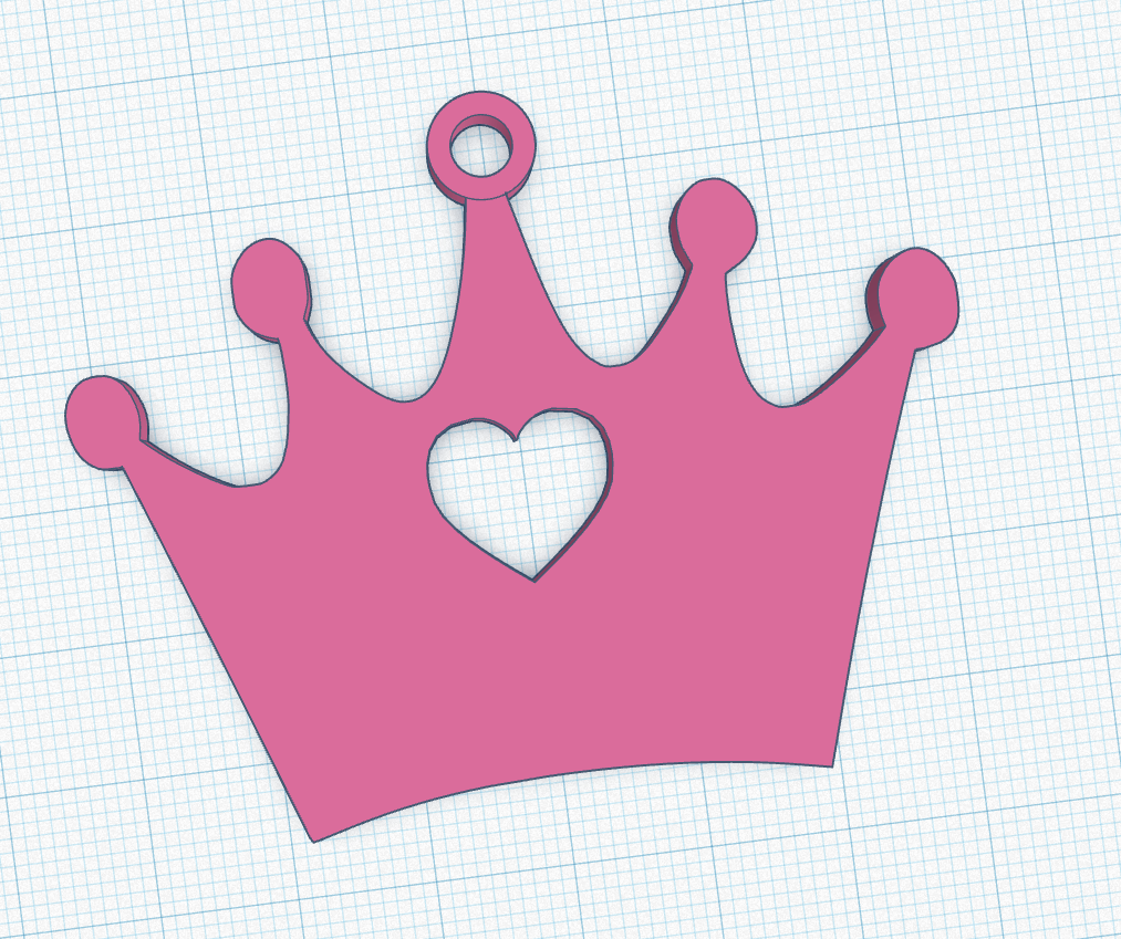 Crown keychain