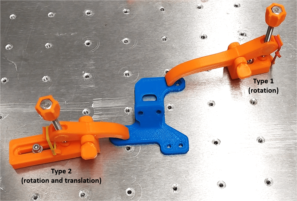 Printed quick clamp for M3 threaded board