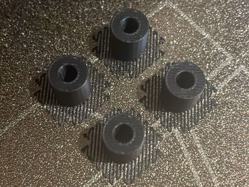 4x Spacers 10x10mm for M4 Screw