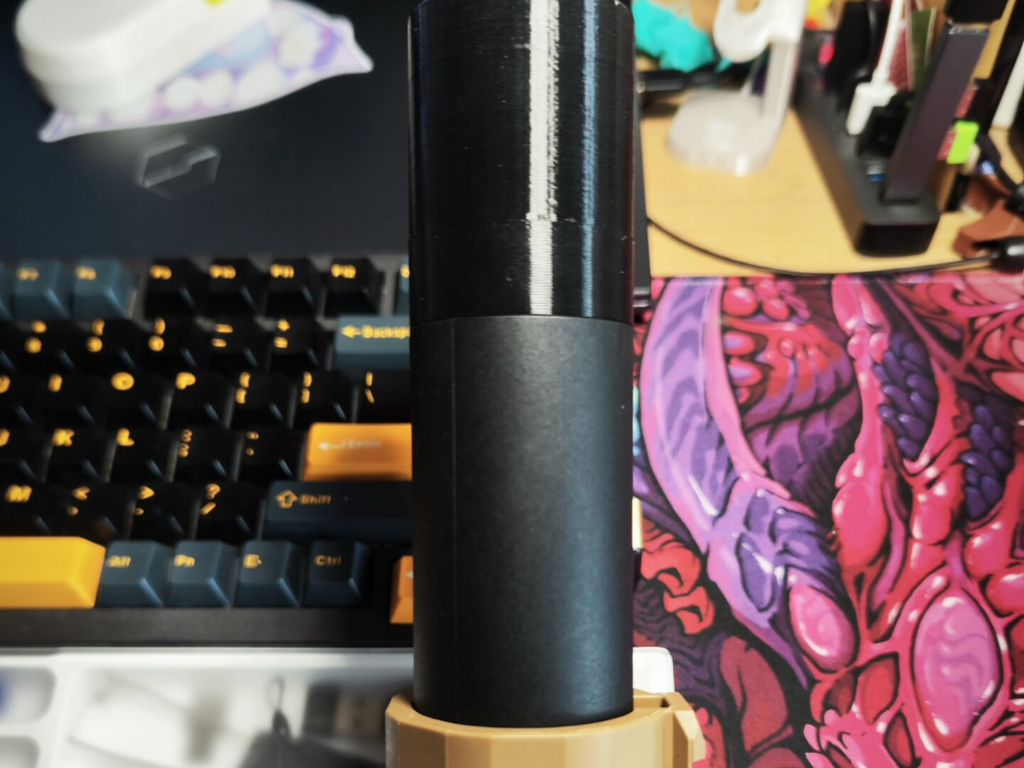 红莲蜜獾aac 原厂消音器可藏上旋替换顶盖