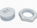 Pg16 Cable Gland Blanking Plug and counternut
