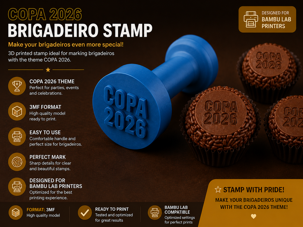 CARIMBO PARA DOCES BRIGADEIRO