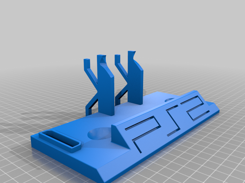 PS2 Controller Stand With Playstation 2 Logo
