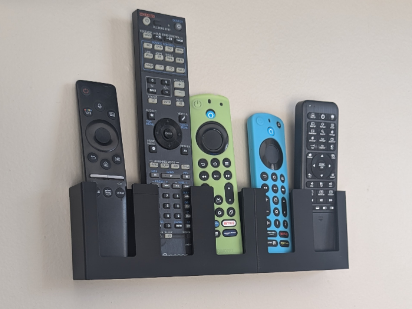 Remote Control Holder for 2 / 3 / 4 / 5 remotes