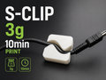 S-Curve Cable Organizer | No-Support & Fast Print