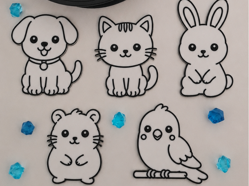 Kit de Pintura 3D – Pets Fofos - Fácil e Econômico