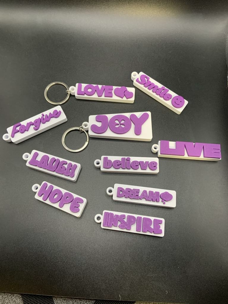 Inspirational Keyrings #1
