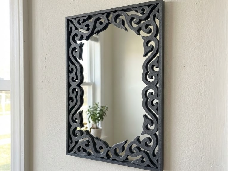 Classic baroque photo frame