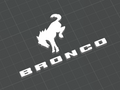 Ford Bronco Logo - 3D Printed Custom Design