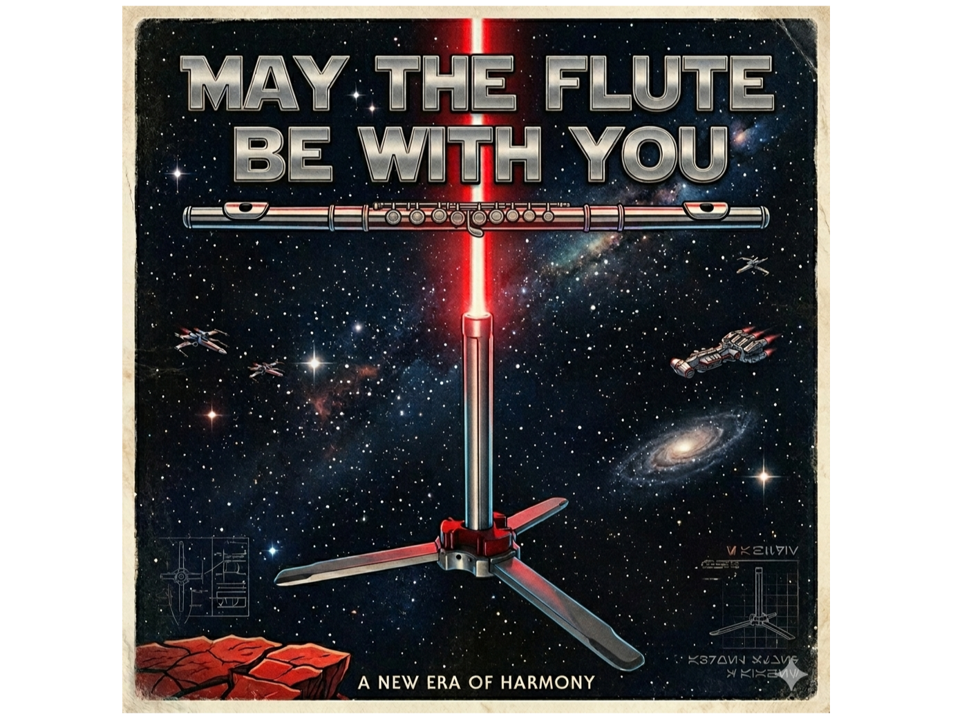 Flute Stand - Perfect - Star Wars Inspired