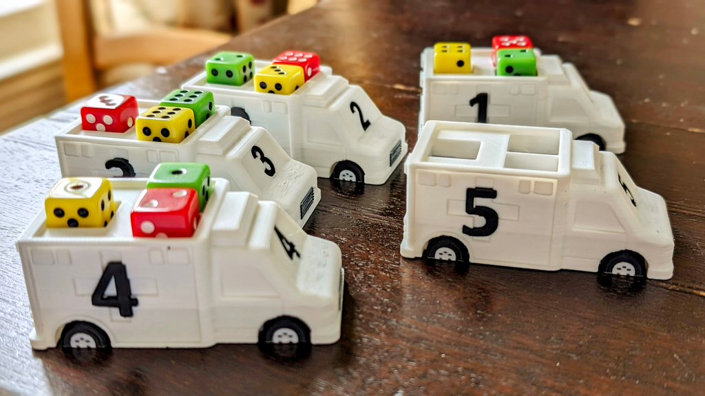 Dice Hospital Boardgame - Ambulance Dice Holders