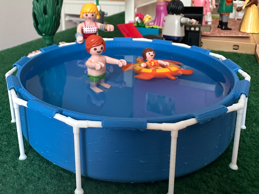 Pool Basin Swimmingpool Planschbecken Puppenhaus