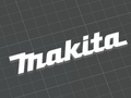 Makita Power Tools Logo - Custom 3D Printed