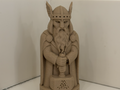 Thor wood carving statue