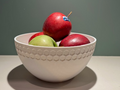 Minimalist Honeycomb Bowl – 20 cm