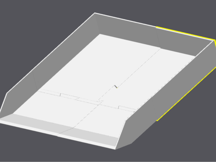 Scrapbooking Paper Tray 12x12 Stackable