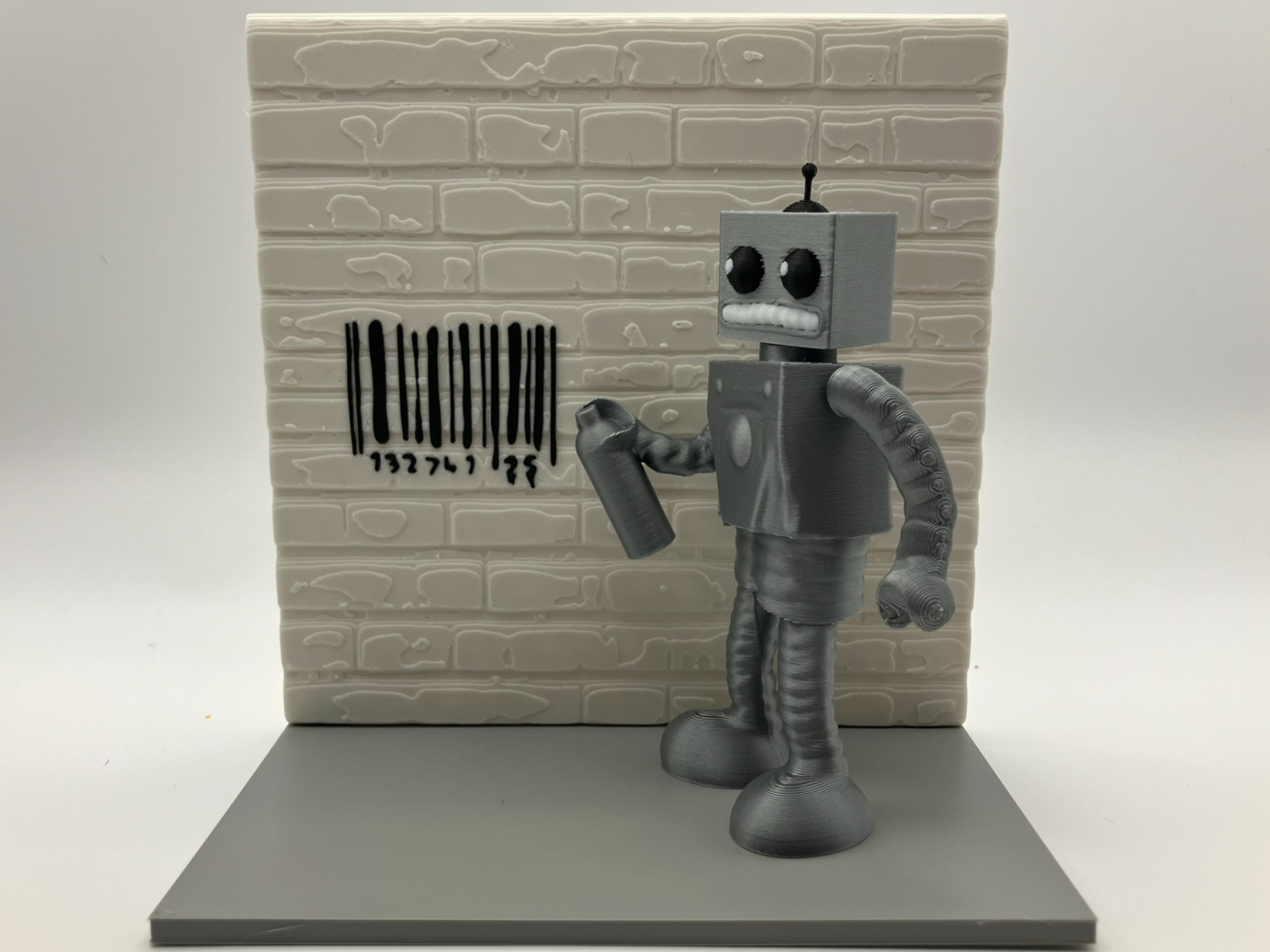 Tagging Robot Diorama